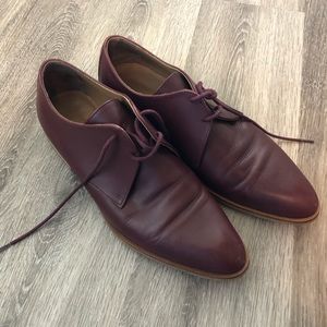 Everlane oxblood oxfords